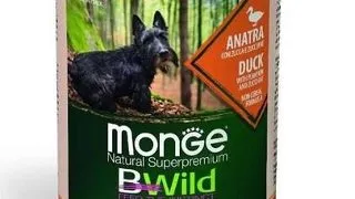 MONGE BWild Grain Free Mini hrana umeda pentru caini de talie mica, cu rata 400g