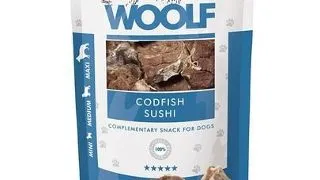 WOOLF Codfish sushi 100g Snack pentru caini, din cod