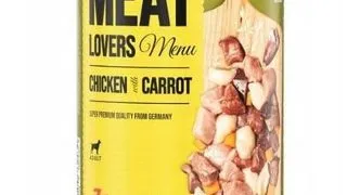 JOSERA Meatlovers menu Hrana umeda pentru caini, cu pui si morcov 800g