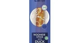 WOOLF Earth Noohide Stick with Duck XL 85g gustare baton cu rata pentru caine