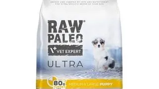 RAW PALEO Ultra Turkey Medium&Large Puppy 750g pentru catei de rasa medie si mare, curcan