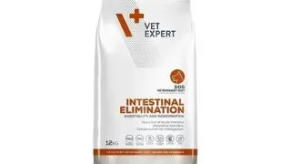 VET EXPERT Veterinary Diet Dog Intestinal Elimination 12 kg hrana veterinara uscata pentru caini