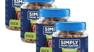 SIMPLY FROM NATURE Smart Bites set gustari caini 4x130 g cu rata