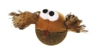 Jucarie pentru pisici Croci Euphoria Bigeyes, cu catnip, 7 cm