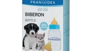 FRANCODEX Biberon hranire catei si pisici 120 ml + 2 tetine