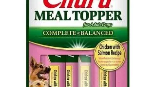INABA Dog Meal Topper Chicken Salmon 4x14 g crema pui si somon supliment alimentar pentru caini