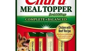 INABA Dog Meal Topper Chicken Beef 4x14 g supliment cremos pentru caini cu pui vita