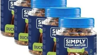 SIMPLY FROM NATURE Smart Bites cuburi cu rata 5x130 g recompense caini