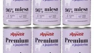 COMFY APPETIT PREMIUM cu miel set conserve pentru caini 6x400 g