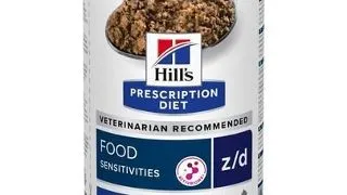 HILL'S Prescription Diet Canine z/d 370 g Dieta veterinara pentru caini, pentru intolerante alimentare