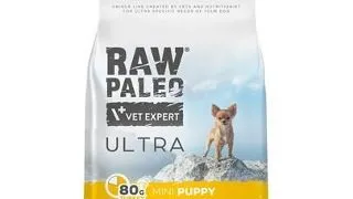 RAW PALEO Ultra Turkey Mini Puppy 8kg Hrana uscata catei talie mica, cu curcan
