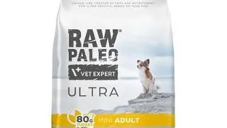 RAW PALEO Ultra Turkey Mini Adult 2kg Hrana uscata pentru caini de talie mica, cu curcan
