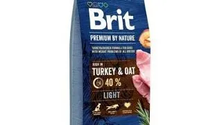 BRIT Premium By Nature Light 15 kg + 6x400 g conserve curcan