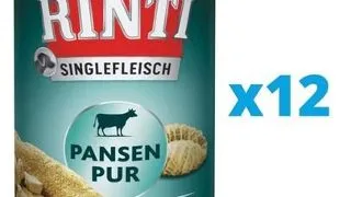 RINTI Singlefleisch Rumen Pure hrana monoproteica, cu rumen de vita 12 x 800 g