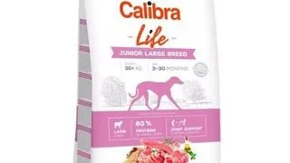CALIBRA Dog Life Junior Large Breed Lamb 2,5 kg pentru catelusi de rasa mare, cu miel