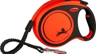 FLEXI Xtreme L Tape 8 m Lesa automata cu banda pentru caini talie mare, portocaliu
