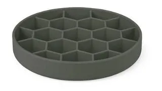 ZOLUX Bol hranire lenta pentru caini, din silicon L gri