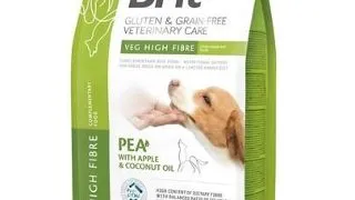BRIT Veterinary Care Dog Gluten Grain free Veg Fibre Complemantary Food 2 kg hrana complementara pentru caini, continut ridicat de fibre