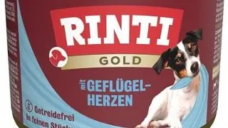 RINTI Gold Poultry hearts Mini conserve caini de rase mici 185 g inimi de pasare
