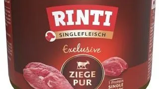 RINTI Singlefleisch Exclusive Goat Pure carne de capra hrana monoproteica pentru caini 185 g