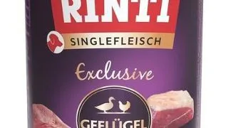 RINTI Singlefleisch Exclusive Poultry Pure hrana monoproteina cu pasare 400 g pentru caini
