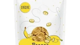 PAKA ZWIERZAKA PEPE Freeze-dried banane uscate pentru caini 30 g