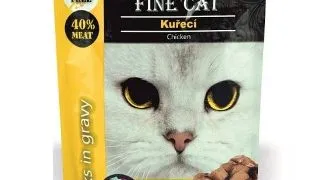 Hrana umeda pentru pisici Fine Cat, Pui in sos, 100g