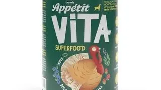 COMFY APPETIT VITA Superfood curcan 400g hrana monoproteica pentru caini