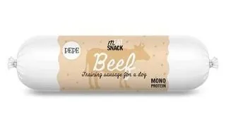PAKA ZWIERZAKA PEPE Meat Snack carnat de vita pentru caini 200g