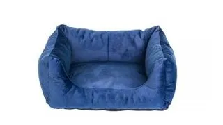 FERA Glamour pat caini dreptunghiular albastru XL 75x85x29 cm