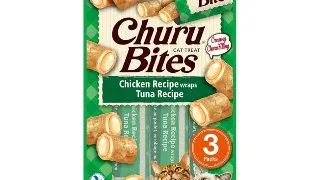Recompense pentru pisici Inaba Ciao Churu Bites, Pui si ton, 3 x 10g