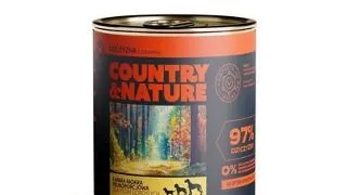 COUNTRY&NATURE Hrana umeda fara cereale pentru caini adulti, cu vanat 850 g