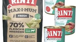 RINTI MAX-I-MUM Rumen hrana caine adult 12 kg + Kennerfleisch Rumen hrana umeda 3x400 g
