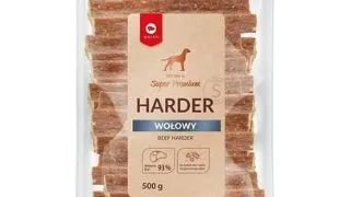 MACED Super Premium Harder Fasii cu carne de vita pentru caini 500g