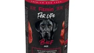 FITMIN For Life Dog pate pentru caini, cu vita 400 g