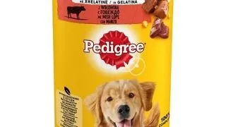PEDIGREE Conserva hrana umeda pentru caini, cu vita si ficat in aspic 400 g