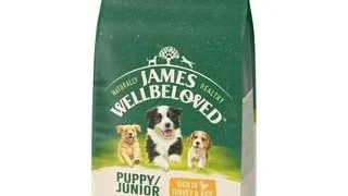 JAMES WELLBELOVED Junior 2 kg hrana pentru catei