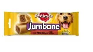 PEDIGREE Jumbone Recompensa caini talie medie, cu vita 180 g