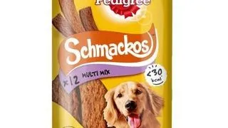 PEDIGREE Schmackos 12 buc. recompense pentru caini, cu vita 86 g