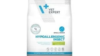 VET EXPERT Veterinary Diet Hypoallergenic Small Breed Insect 2 kg hrana caini cu intolerante alimentare