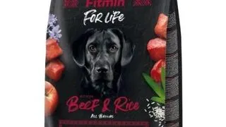 FITMIN Dog For Life Adult Beef Rice 2,5 kg hrana caini toate rasele