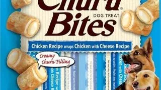 INABA Churu Bite Chicken 8x12g recompensa cu pui si branza pentru caini