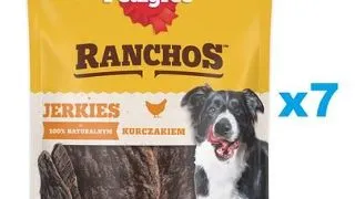 PEDIGREE Ranchos Jerkies 7x180g fasii de carne pentru caini