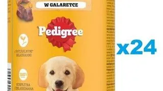 PEDIGREE Junior 24x400g set conserve catei, cu pui in aspic