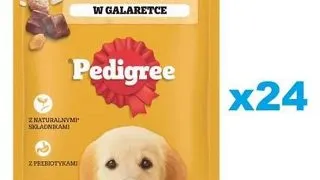 PEDIGREE Junior 24x100g Hrana umeda cu pui si orez pentru catei