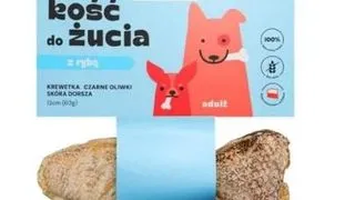 AZANKI Recompensa os pentru caini 12cm cu crevete