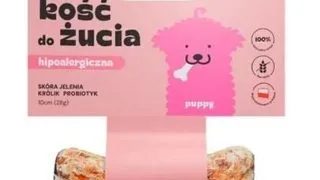 AZANKI Os pentru catelusi din piele de caprioara Puppy 10cm