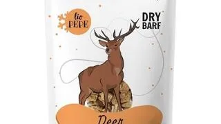 PAKA ZWIERZAKA PEPE Freeze-dried snack caini si pisici XL 180g carne cerb liofilizat
