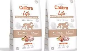 CALIBRA Dog Life Senior Medium&amp;Large Chicken hrana uscata pentru caini seniori de talie medie si mare 24 kg (2 x 12 kg)