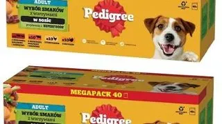 PEDIGREE Adult plicuri caini 80x100g mix arome in sos pui, vita, curcan, miel cu legume